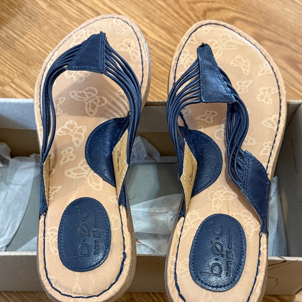 b.o.c. Navy Blue Sandals